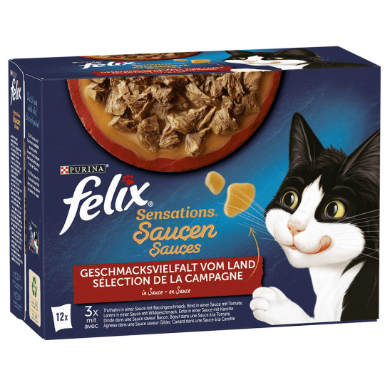 Felix Sensations Vielfalt vom Land in Sauce 12x85G