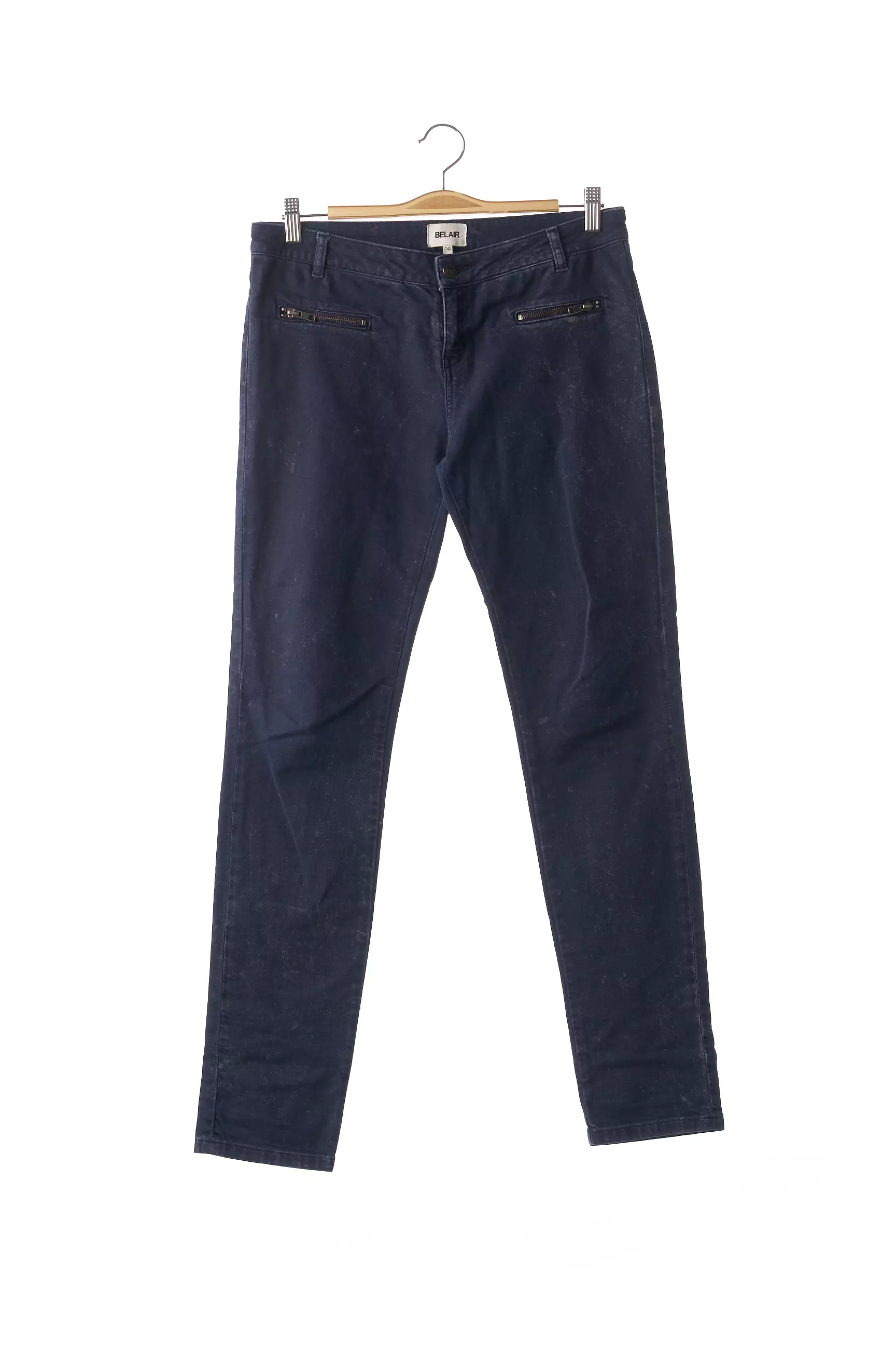 Bel Air Pantalons Slim Femme couleur bleu