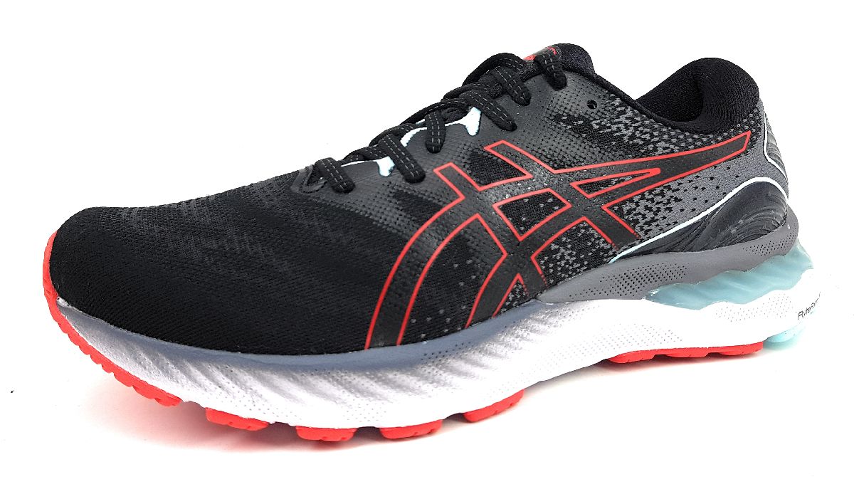 Asics Gel Nimbus 23 1011B004 Schwarz 007 black red