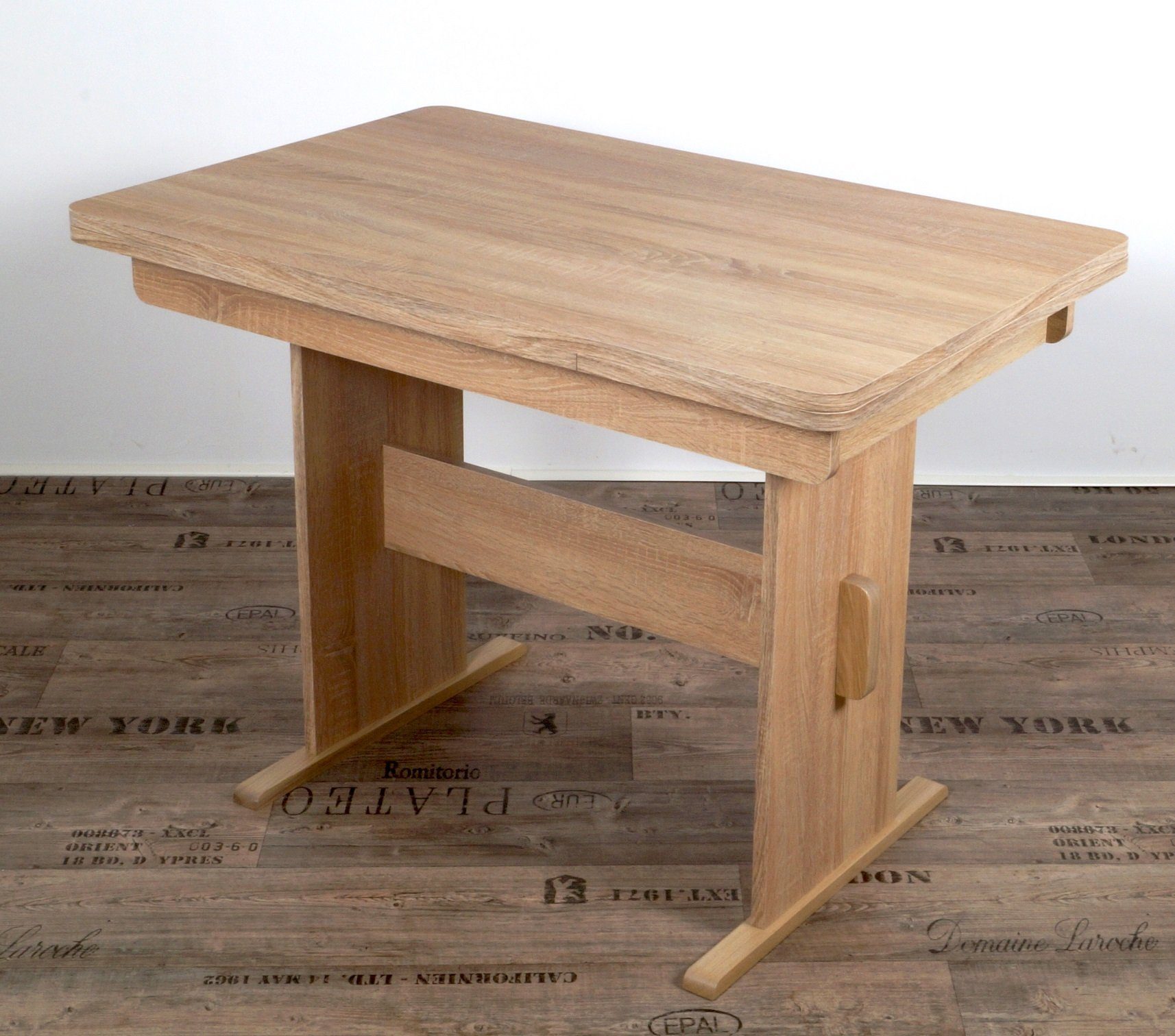 Stolebaenk Eckbankgruppe Hildesheim FGFL, (1 x Eckbank, 1 x Tisch, 2 x Stuhl), Tisch mit Auszug