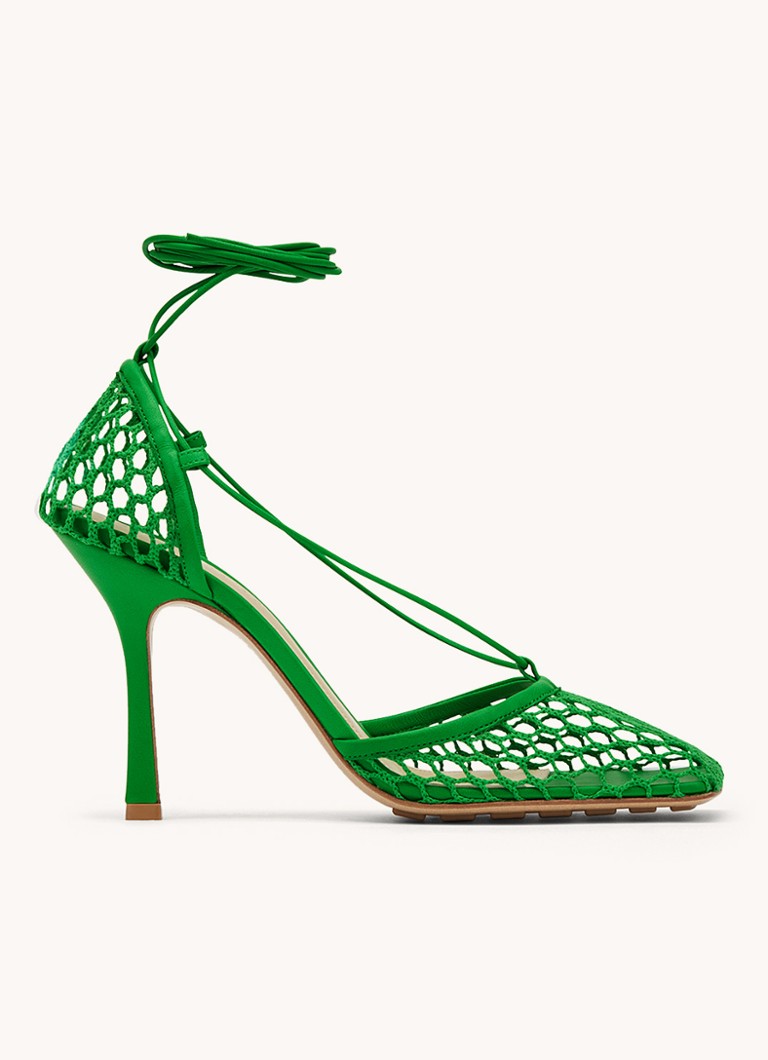Bottega Veneta JOUSTAVAT SANDAALIT KANGAS/LAMMAS