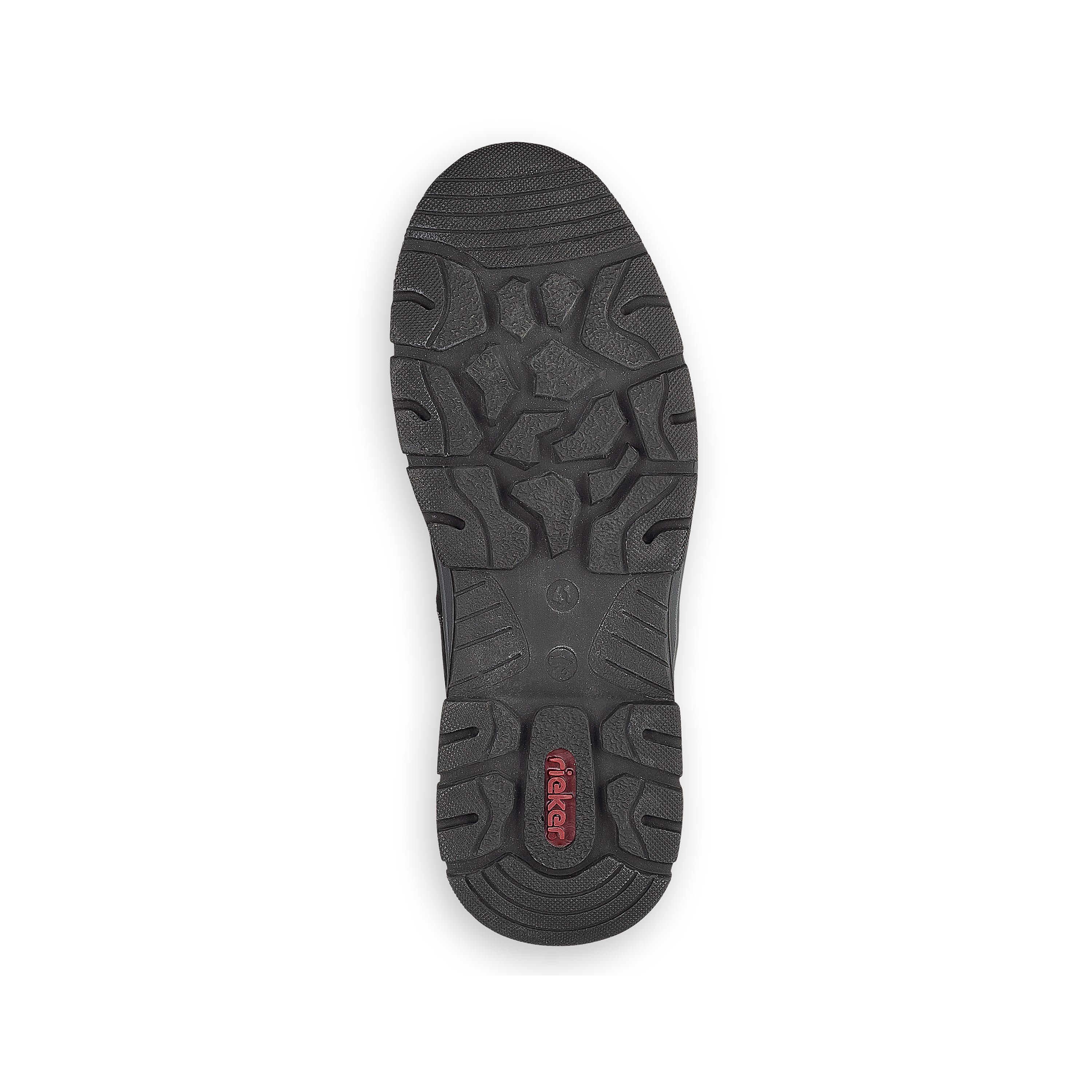 Rieker Herren Schnürstiefel tiefschwarz