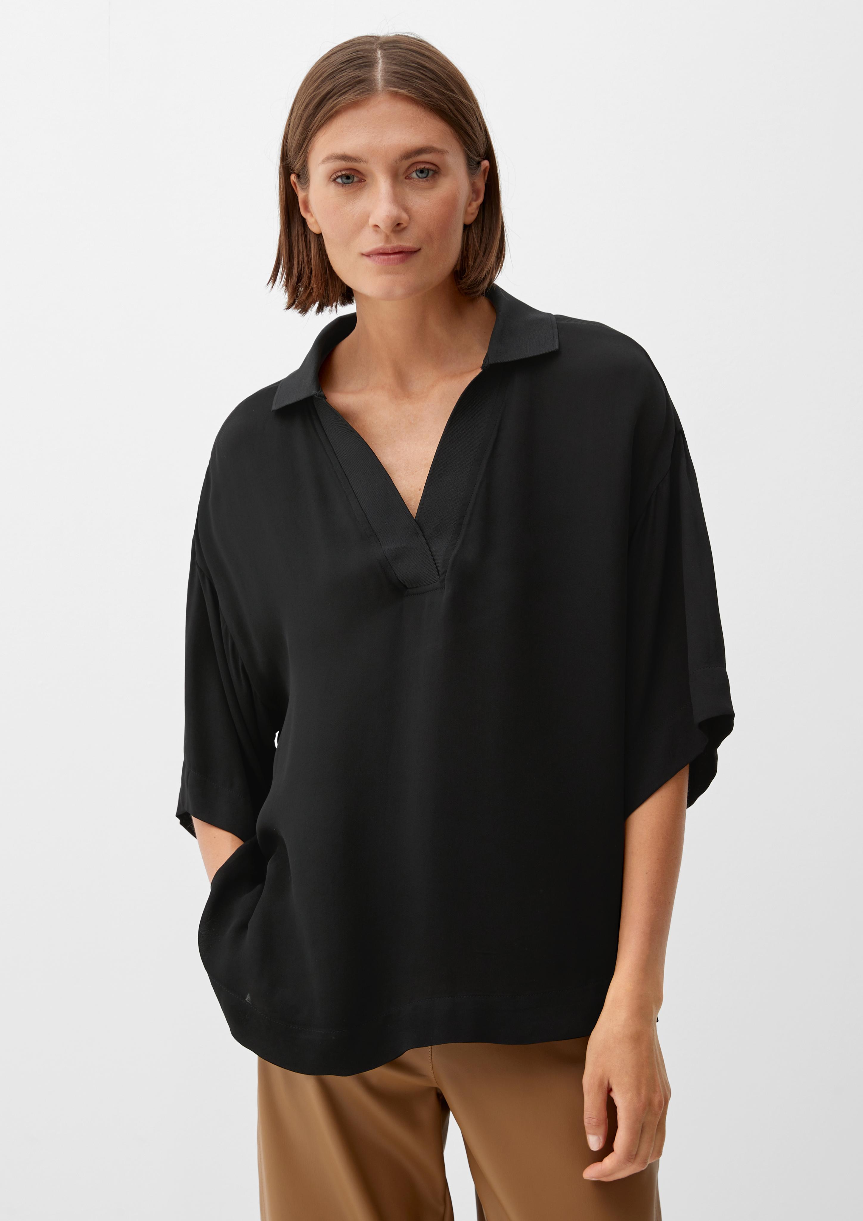 Viskosebluse im Loose Fit  2121812-9999