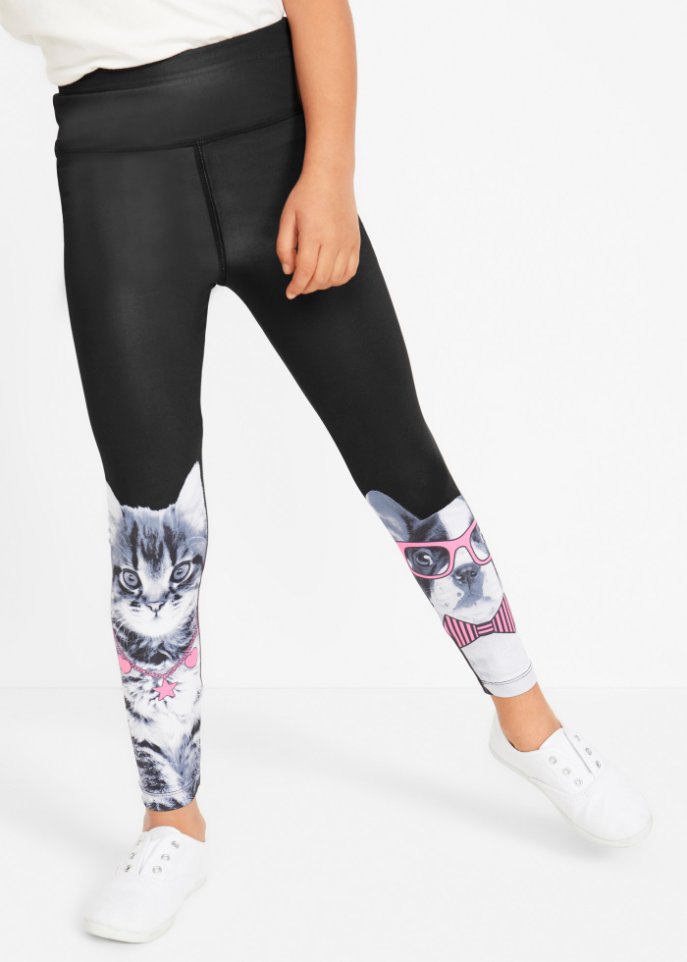 Mädchen Leggings mit Fotodruck