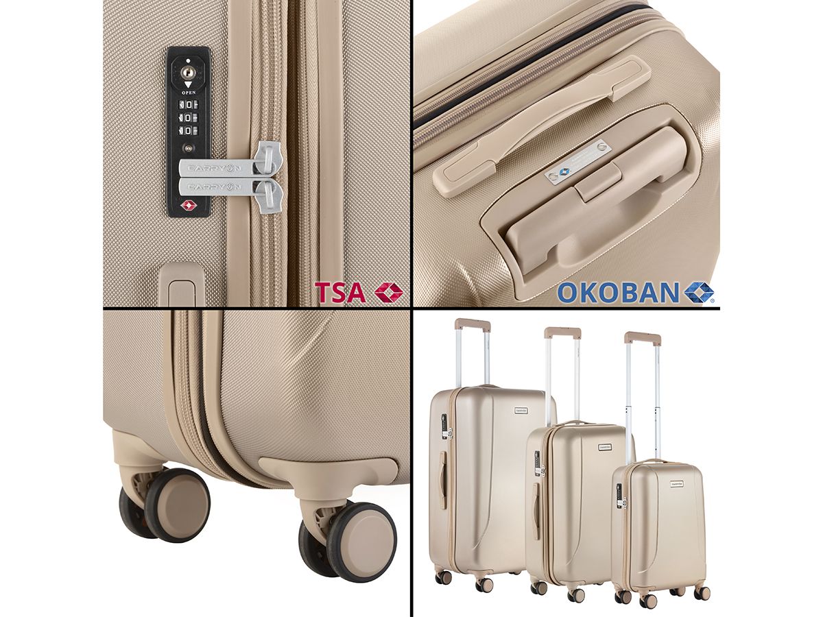 CarryOn Skyhopper 3-teiliges TSA Kofferset