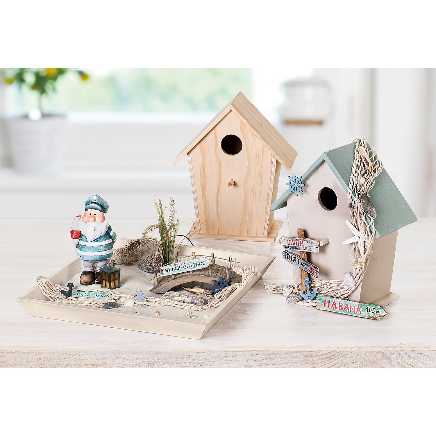 Vogelhaus aus Holz, 20 x 10 x 24 cm