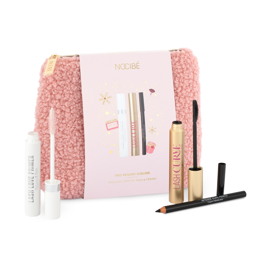 Nocibé Trio Regard Sublime Trousse mascara Lash Curve, mascara primer & crayon khol