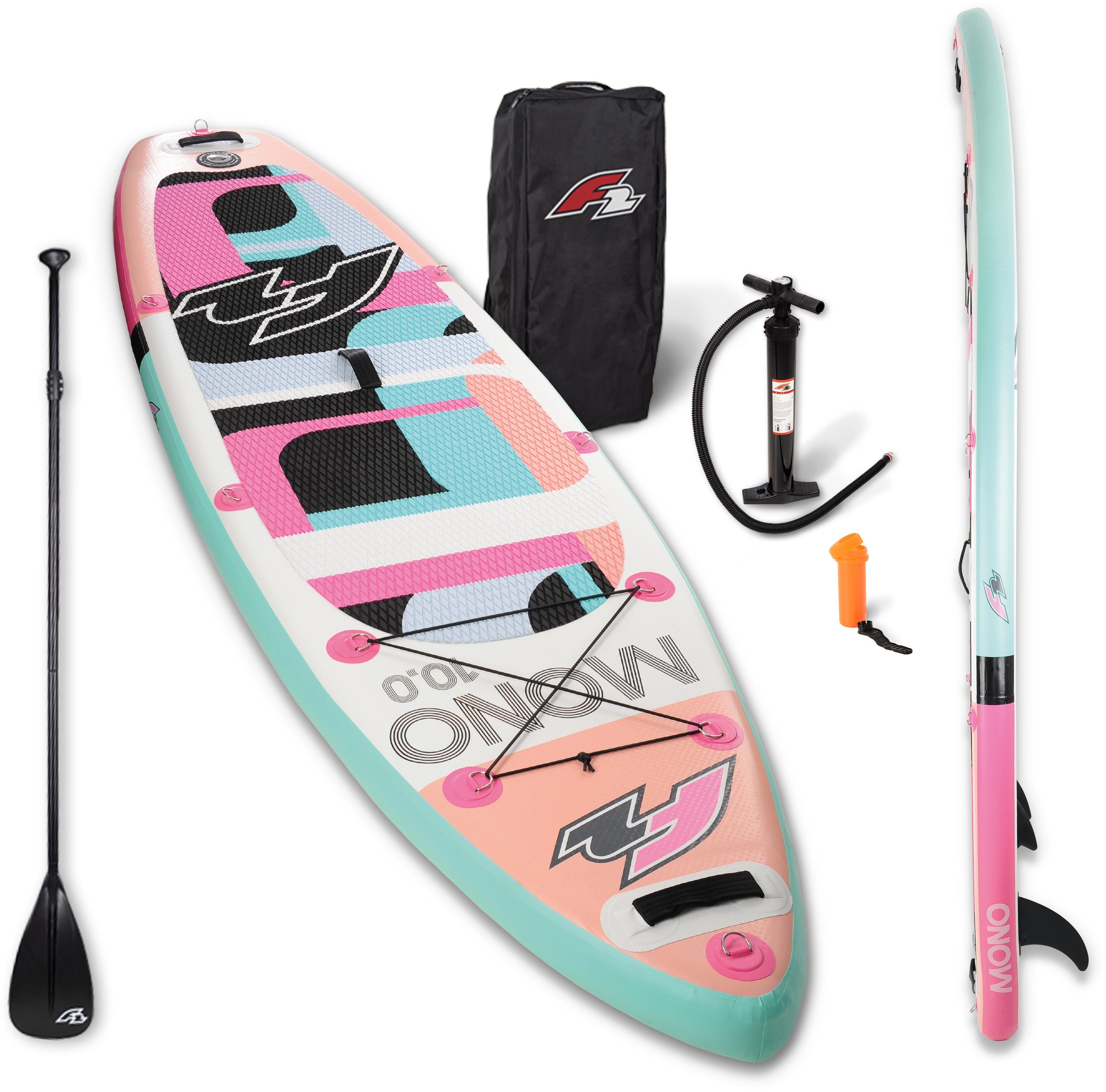 F2 Inflatable SUP-Board F2 Mono Women, (Set, 5 tlg)