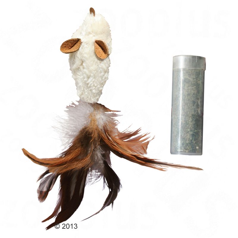 KONG Feather Mouse mit Katzenminze zu TOP-Preisen