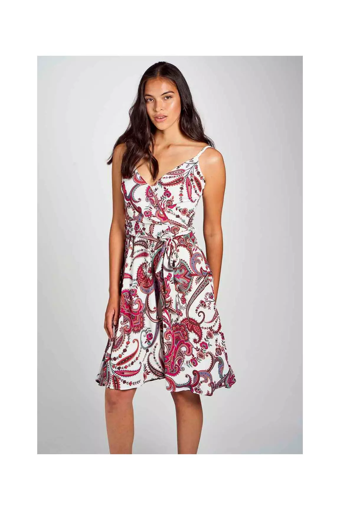 Morgan Robes Mi Longues Femme couleur blanc