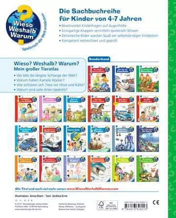 Ravensburger Wieso? Weshalb? Warum?: Mein großer Tieratlas