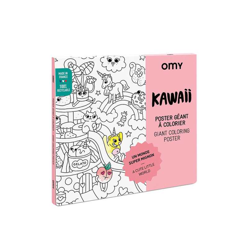 Poster géant Kawaii - OMY