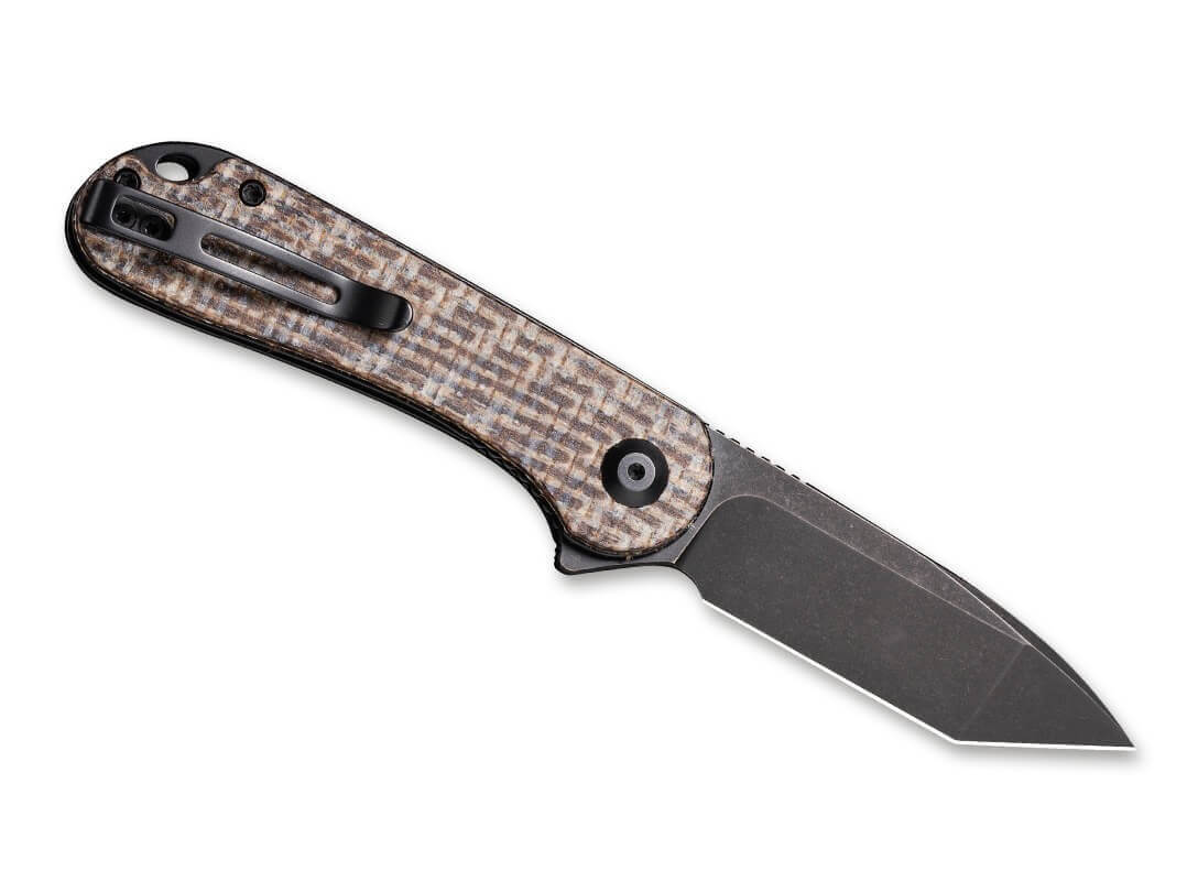Elementum Micarta Brown Tanto