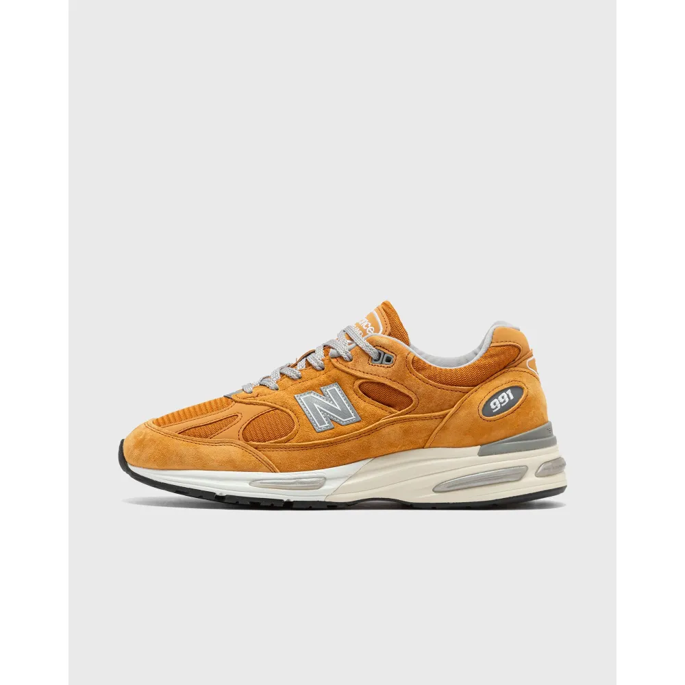 New Balance 991v2 Pumpkin - Made in UK U991YE2 / orange
