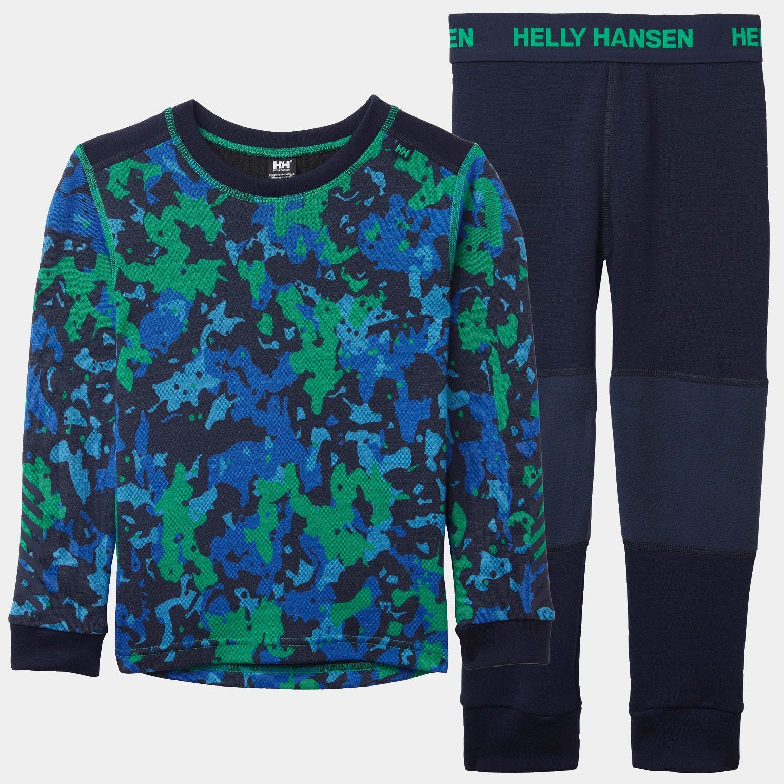 Kids' Graphic LIFA® Merino Wool Base Layer Set