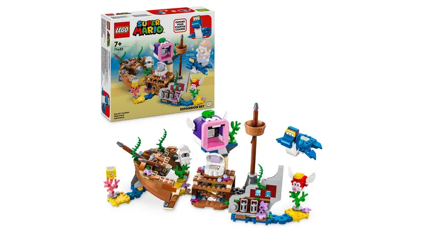 LEGO Super Mario 71432 Dorrie und das versunkene Schiff – Erweiterungsset