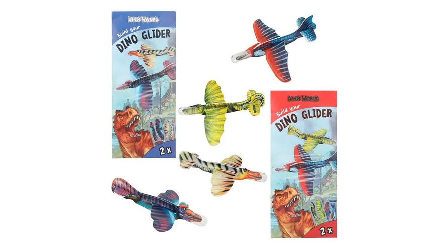 Dino World Build Your Dino Glider mit Anleitung sortiert