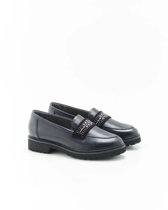 Mocassins détails chaînette ou strass Amortyl