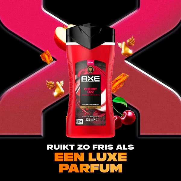 Gel de Banho Axe Fine Fragrance Cherry Fizz 225ml