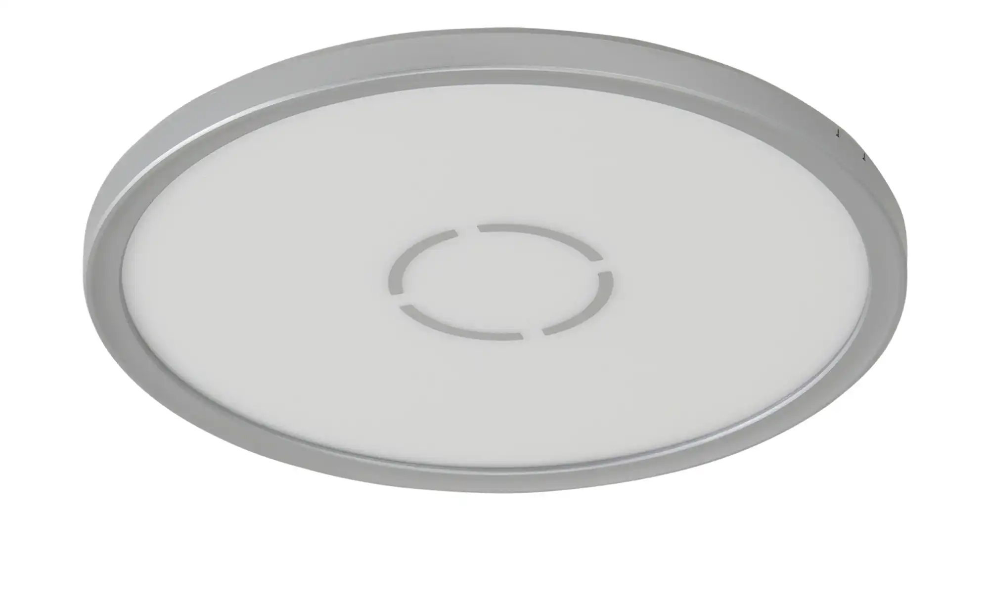 LED-Deckenleuchte, silber mit Hintergrundbeleuchtung