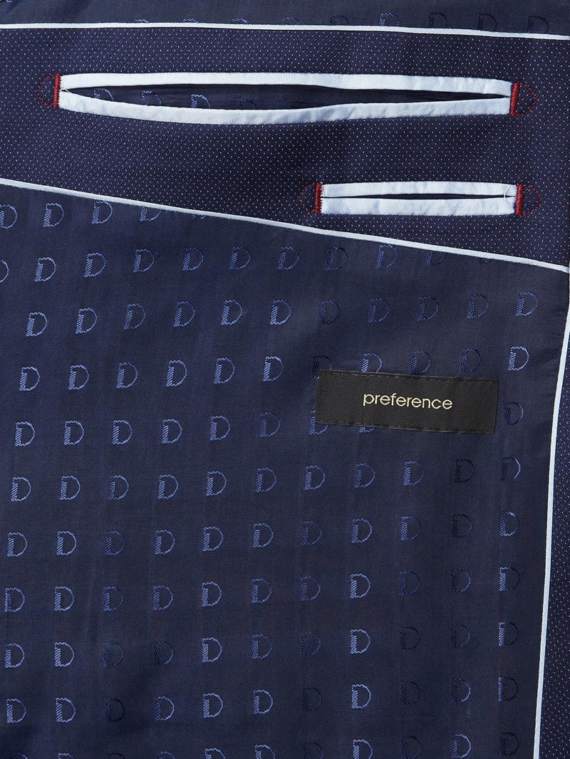 Modern Fit 2-Knopf-Sakko aus Schurwolle Modell 'Duncan' in royalblau
