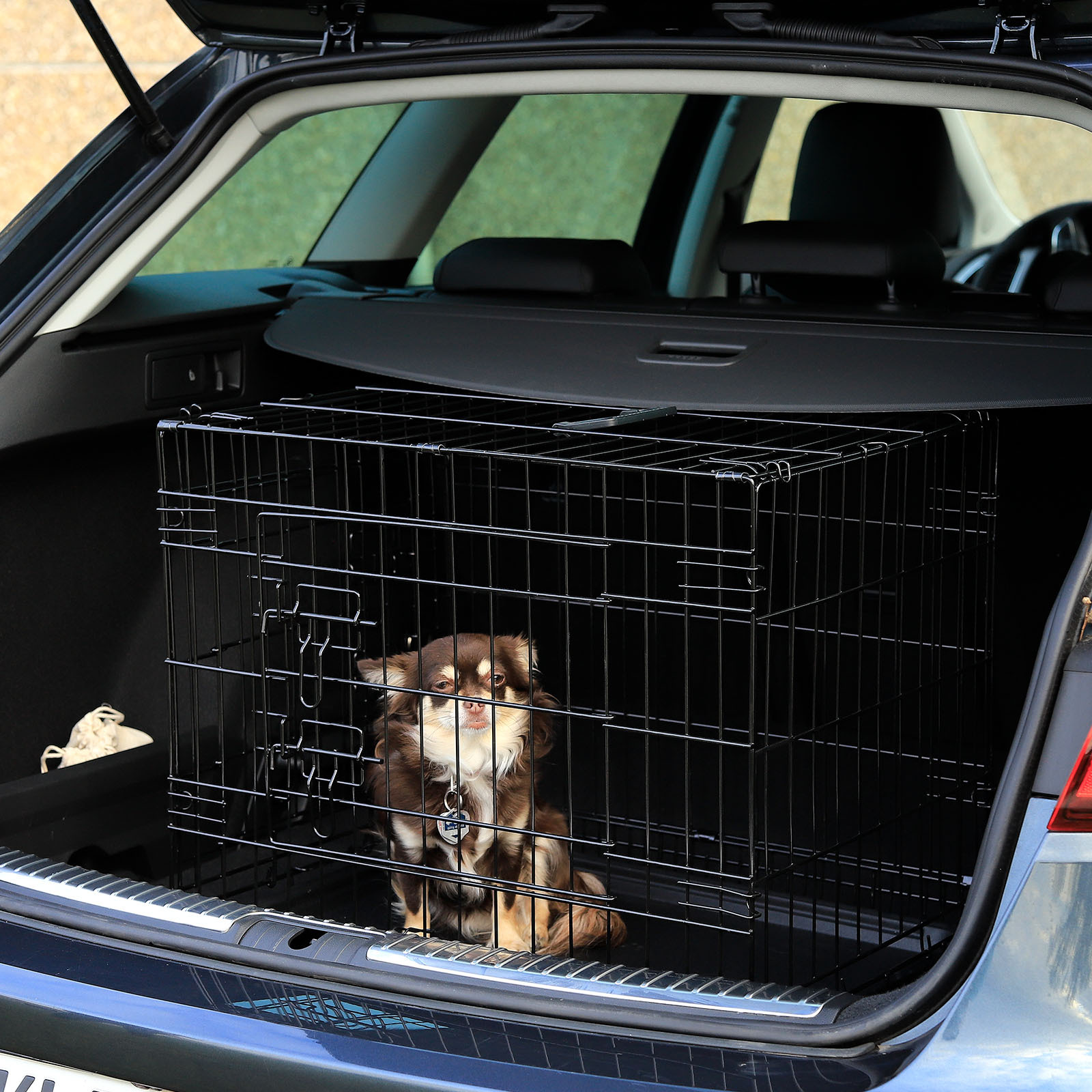 Lionto Transportboxen & Gitterboxen Lionto Hundetransportkäfig Tiertransportbox Hundebox Größe (S) 45x31x36 cm M