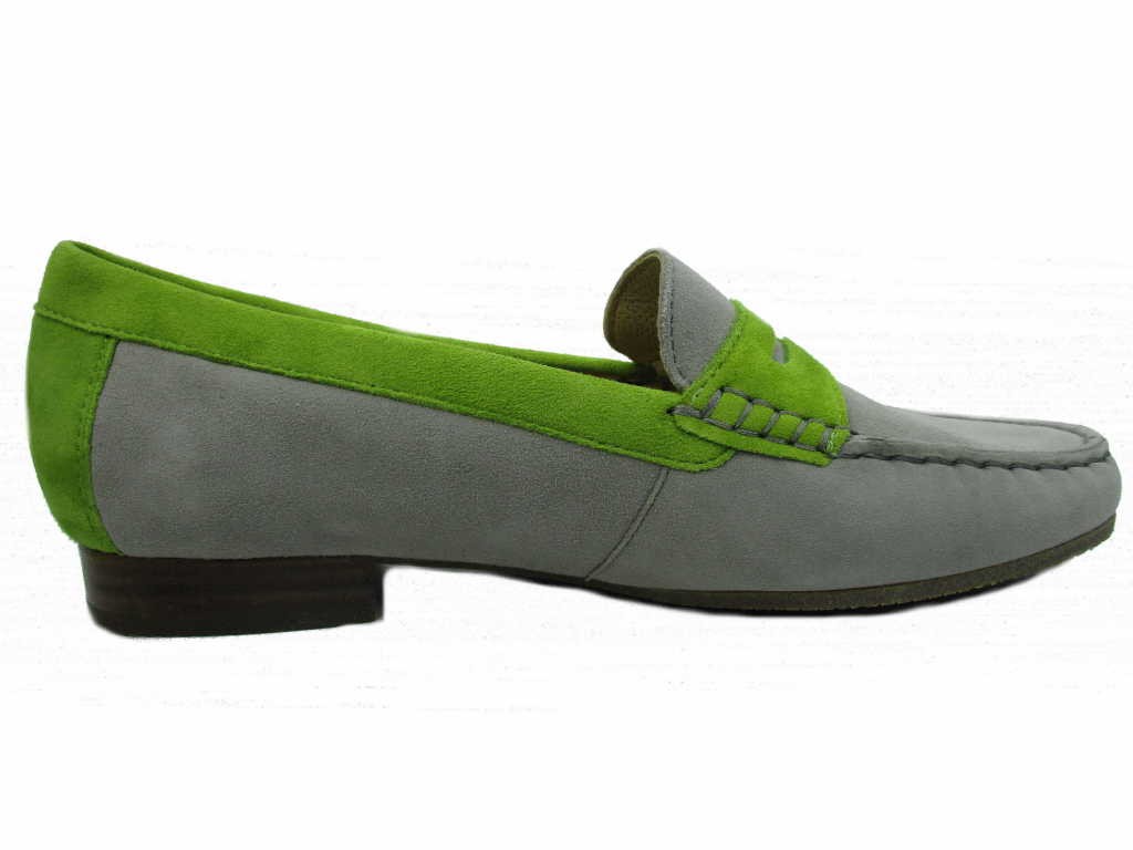 SIOUX Klassische Slipper grau Corbina
