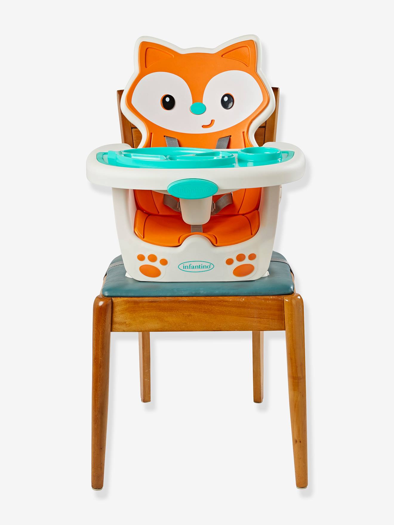Infantino Baby 3-in-1-Hochstuhl INFANTINO, Fuchs - orange