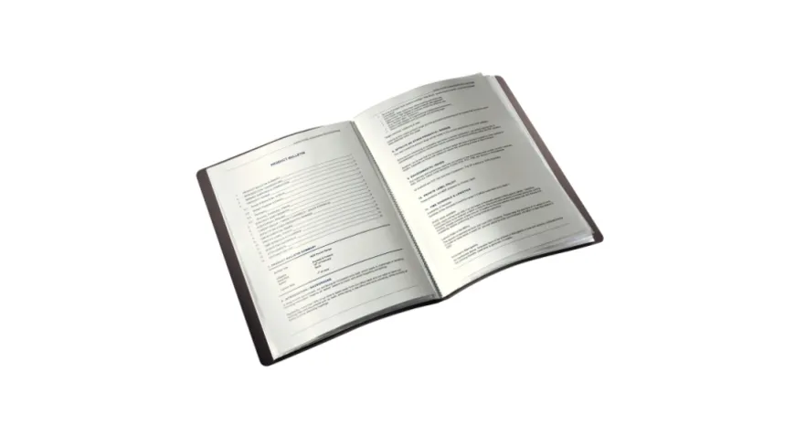 LEITZ Sichtbuch Solid schwarz schwarz
