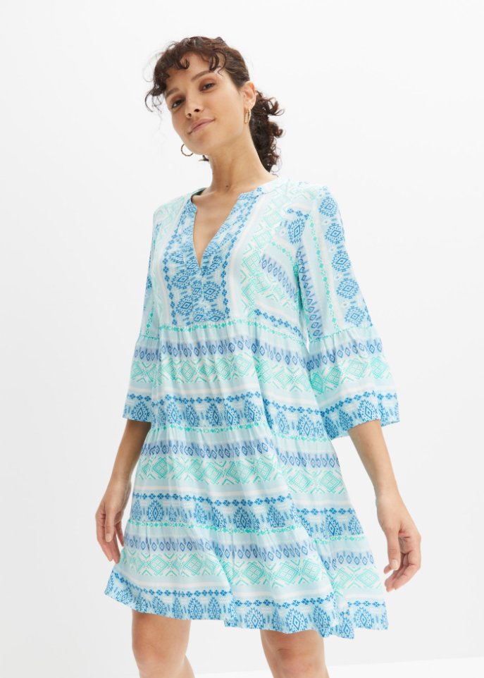 Tunika-Kleid aus nachhaltiger Viskose