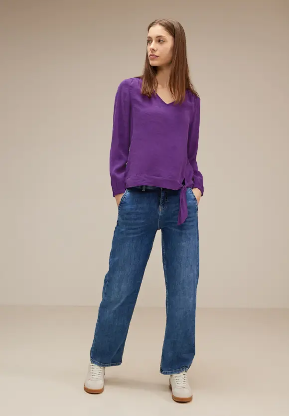 Street One Bluse mit Knotendetail