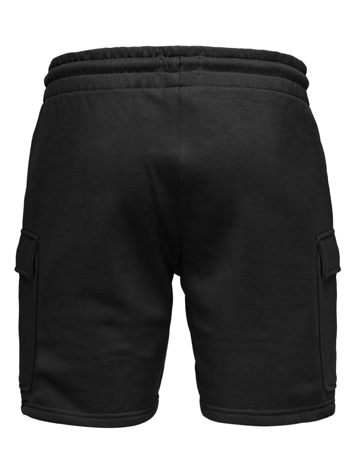 Amaci&Sons Cargoshorts CLERMONT in Schwarz günstig kaufen