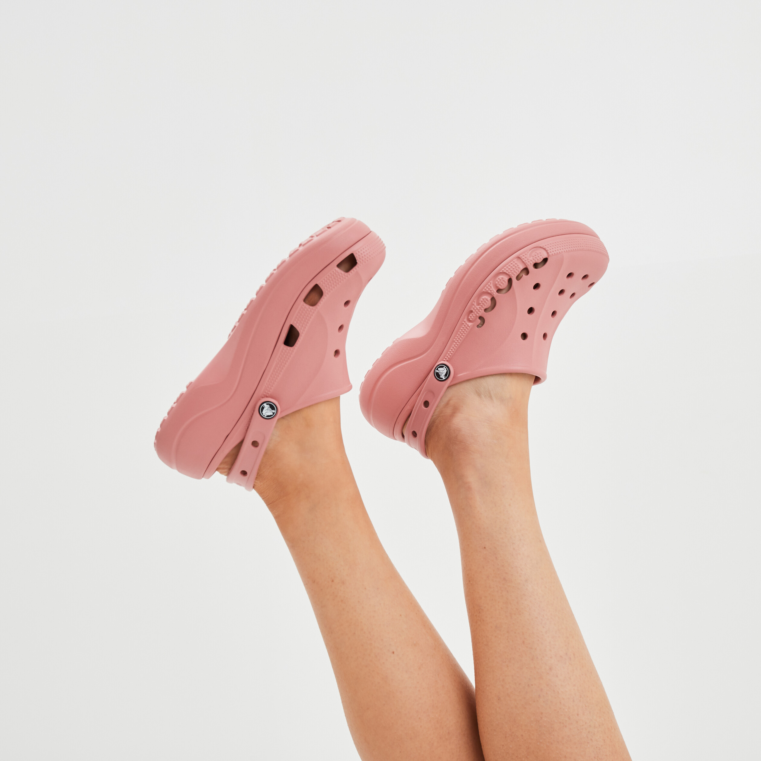 Sabots plateformes Crocs rose femme | La Halle
