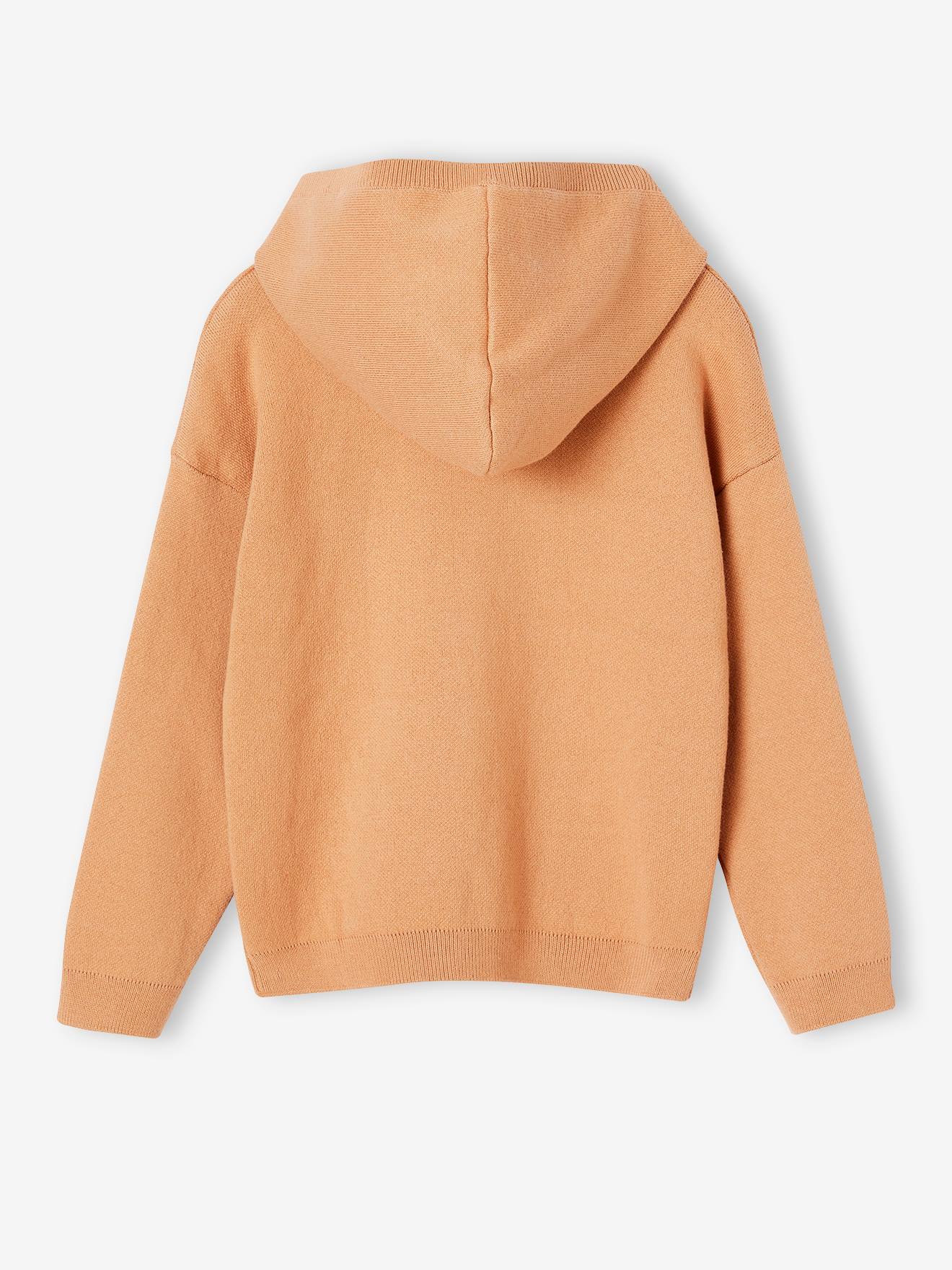Vertbaudet Mädchen Kapuzenpullover Oeko-Tex - camel