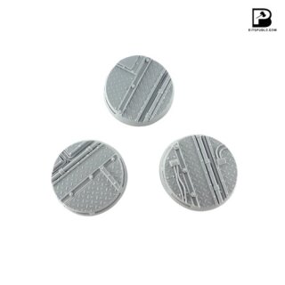 Bitspudlo - 50mm Round Industrial Bases (3)