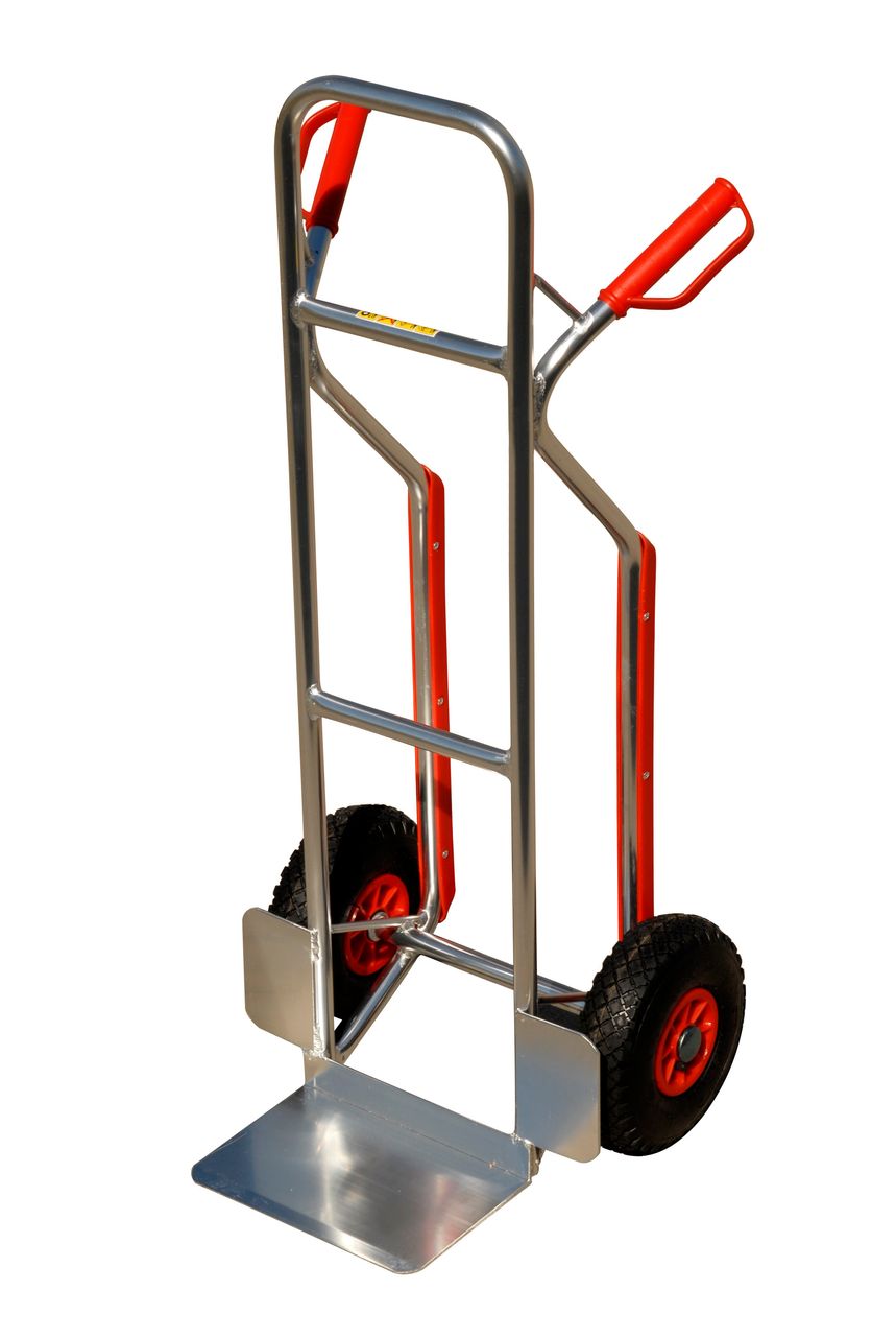 Profi-Bau-Technik ProBauTec Alu Stapelkarre, Tragkraft 150 kg, mit Treppenrutsche