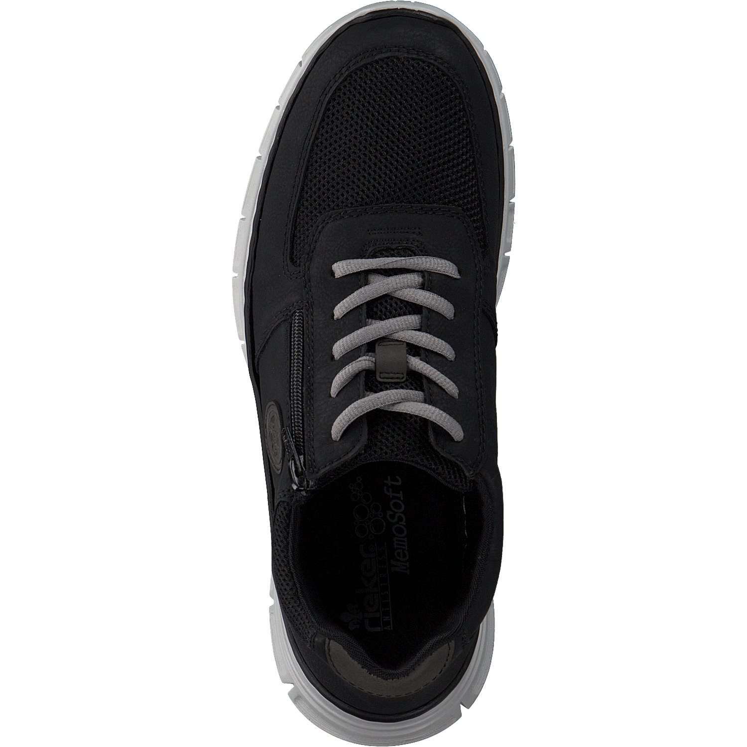 Rieker B4842, Schnürschuhe, Herren, Schwarz
