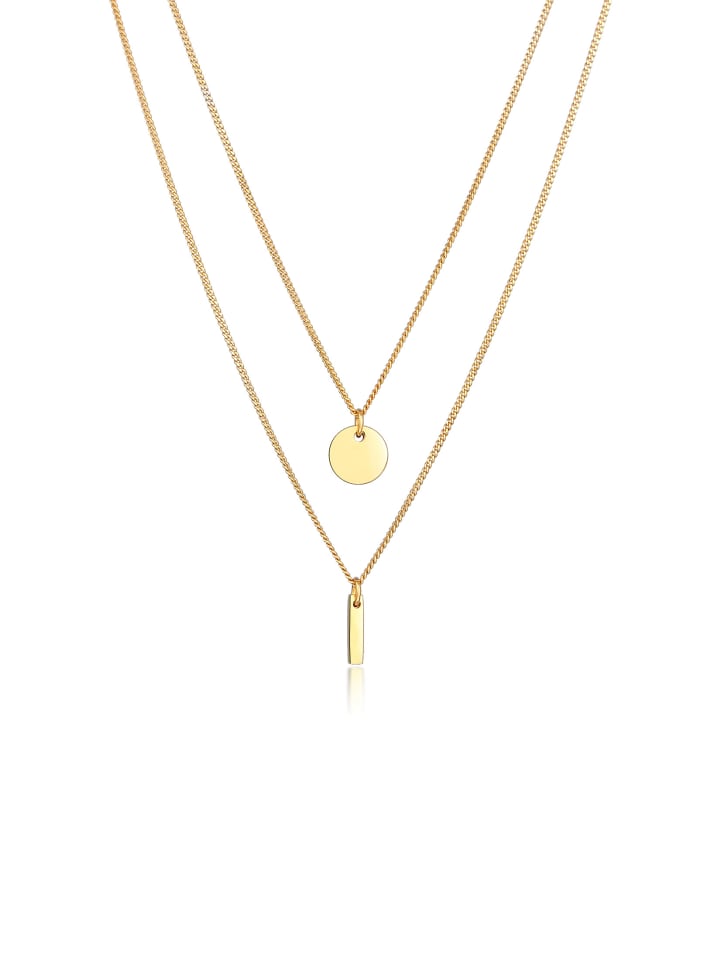 Elli Halskette 925 Sterling Silber Geo in Gold günstig kaufen