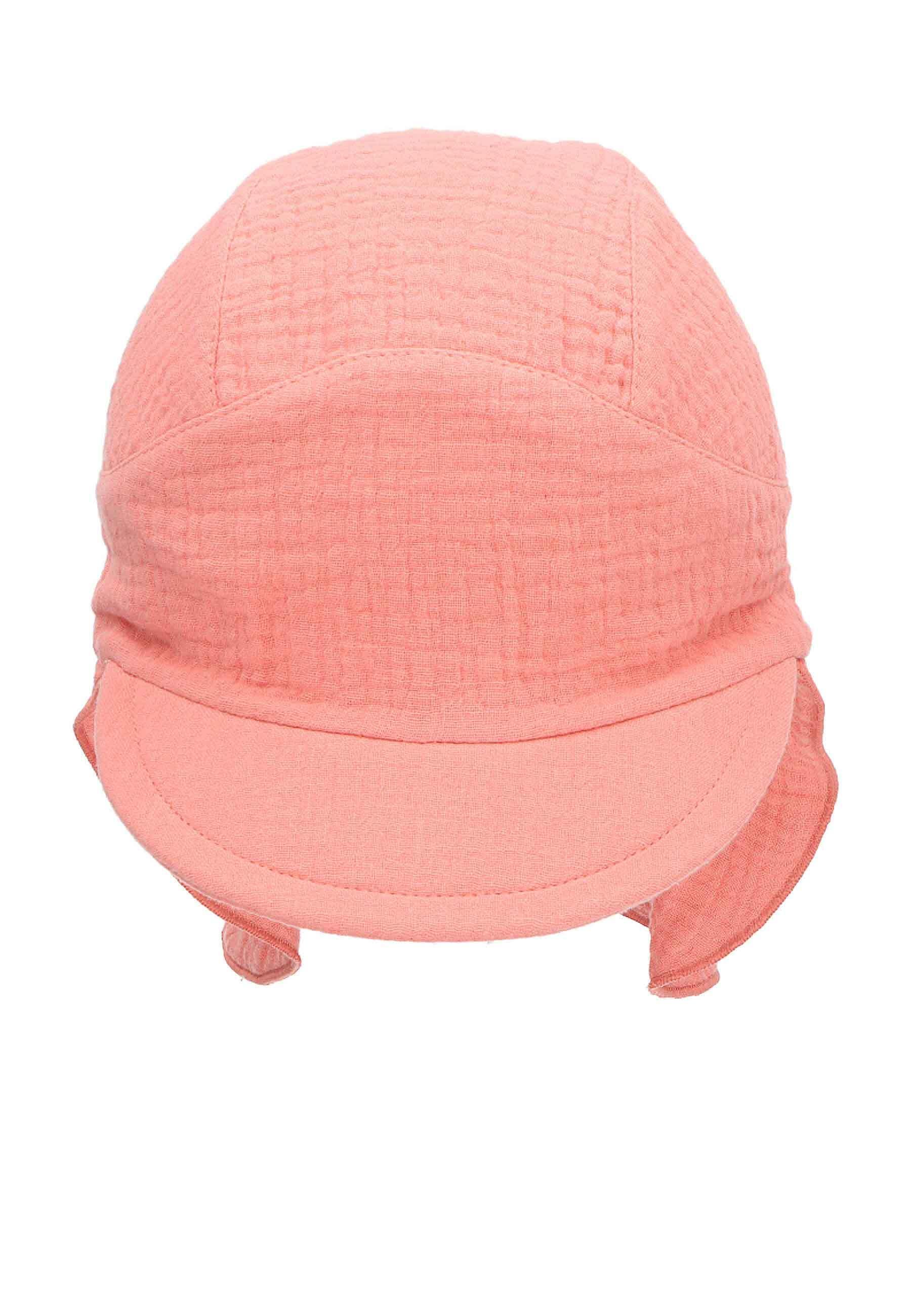 Schirmmütze mit Nackenschutz in versch. Unifarben