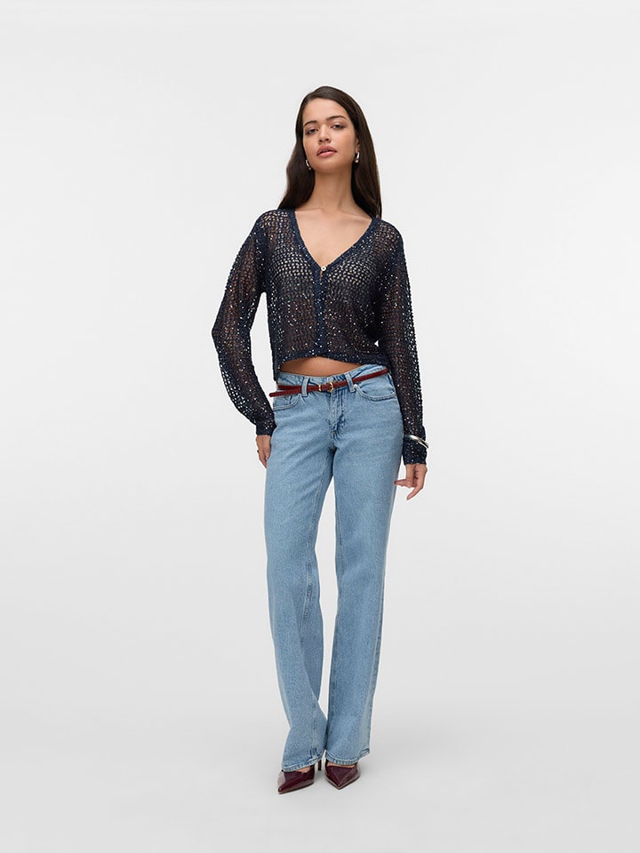 Vero Moda Cardigan in Dunkelblau günstig kaufen