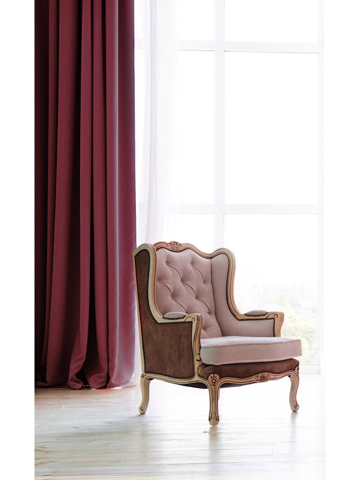 Chic Home Gardine in Bordeaux - (L)270 x (B)140 cm günstig kaufen onesize