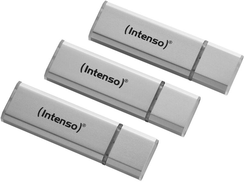 Intenso USB Stick Silber USB 2.0 32GB Triple Pack