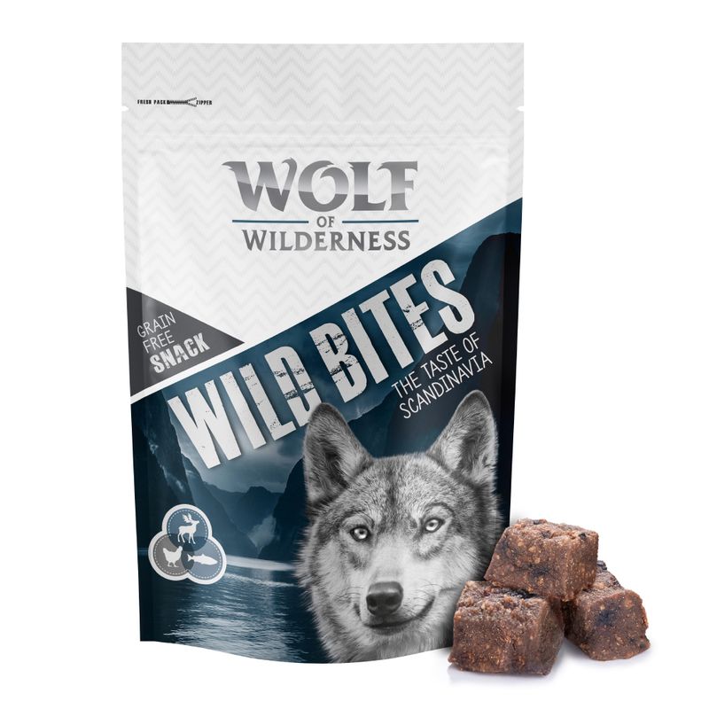 Wolf of Wilderness Snack - Wild Bites 'The Taste Of' 180 g