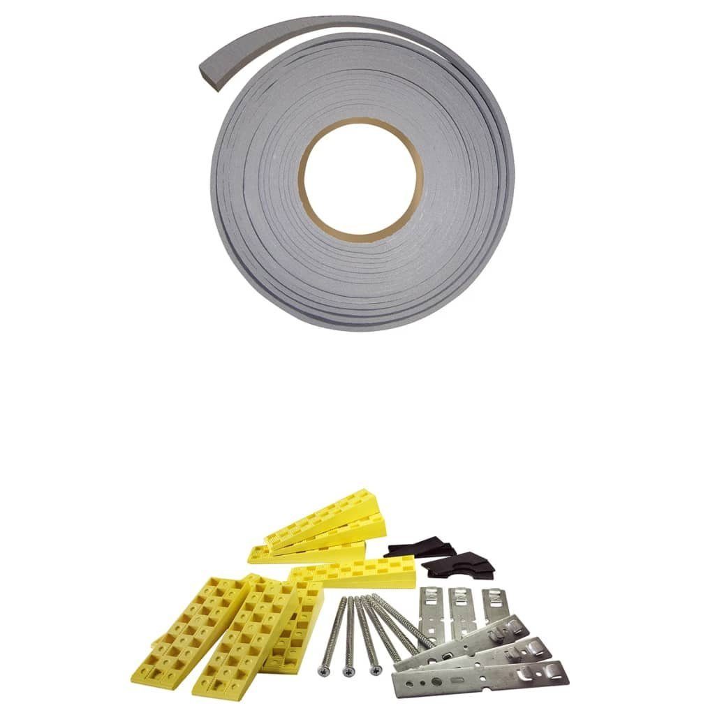 vidaXL Haustür Haustür Weiß 88x200 cm PVC (1-St)