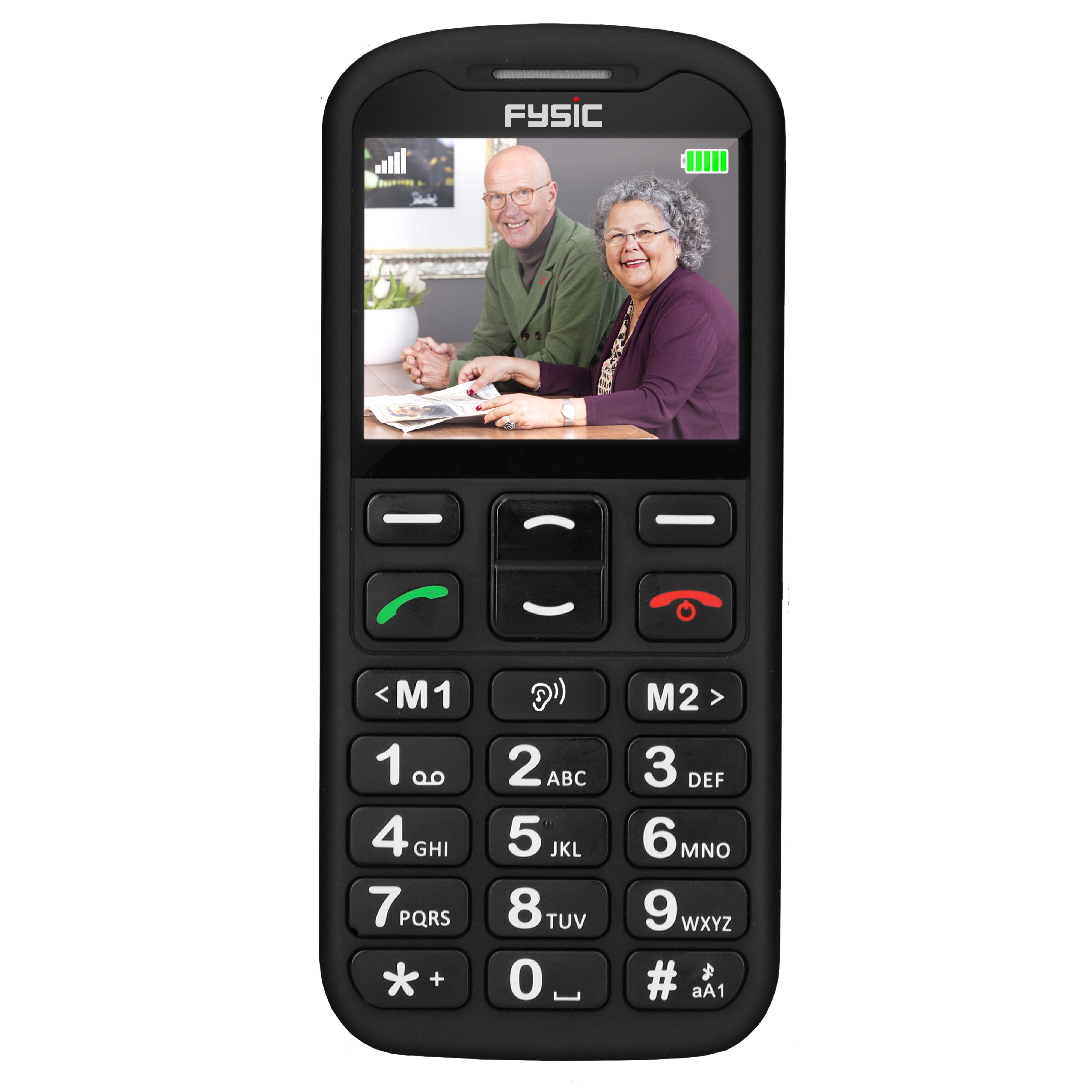 Fysic F10 Seniorenhandy (Mobiele Handy für Senioren mit Notruftaste - Seniorenhandy 4G)