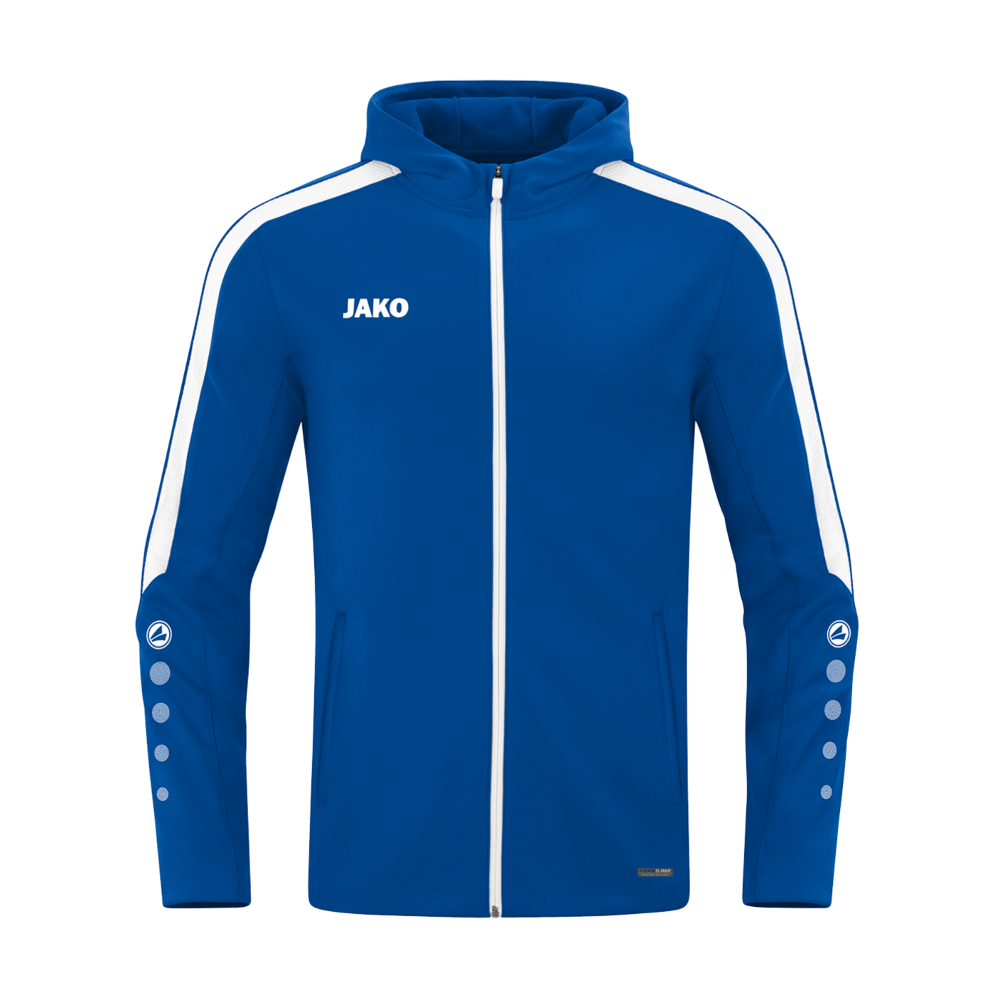 JAKO Power Kapuzenjacke Kids Blau F400