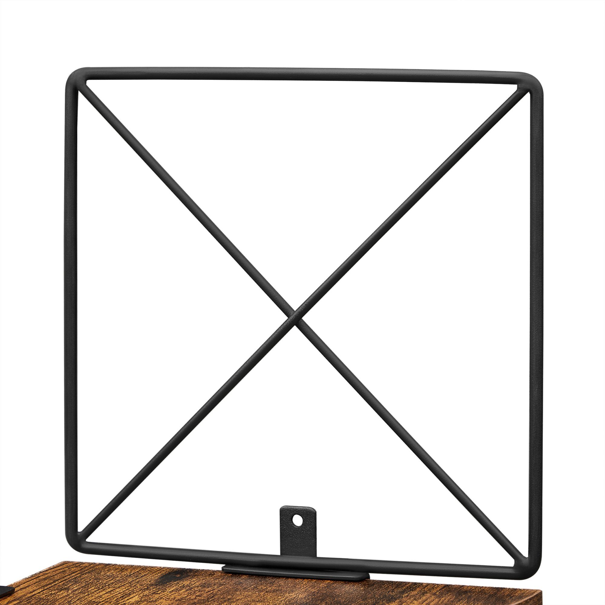 VASAGLE Eckregal, Bücherregal, 5 Ebenen,20 x 20 x 127,5 cm,Zickzack-Design