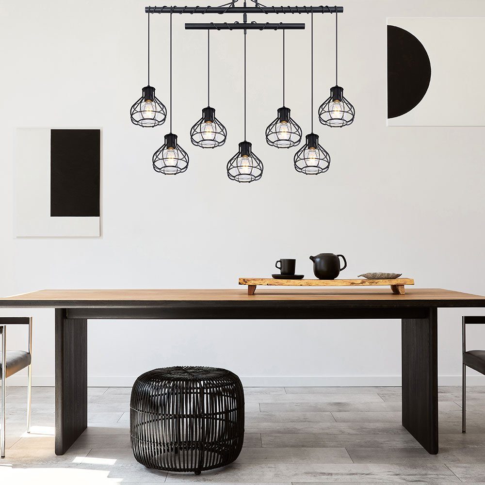 etc-shop Pendelleuchte, Leuchtmittel nicht inklusive, Hängeleuchte Höhenverstellbar Pendelleuchte Esszimmerlampe