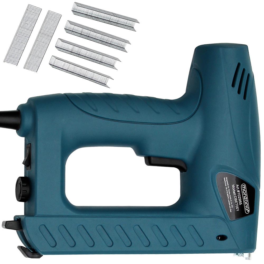 Casaria Deuba Elektrotacker  400 Klammern 100 Nägel