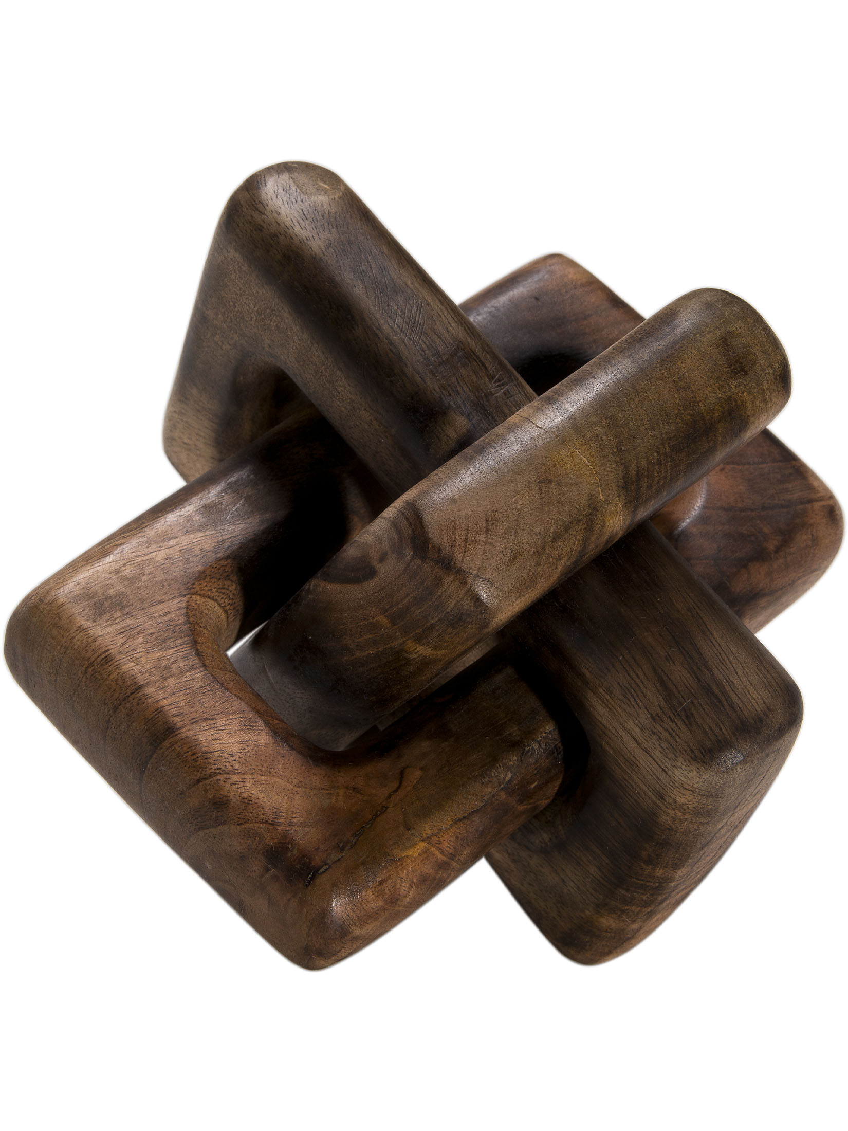 Knots Objekt, Dunkelrotbraun